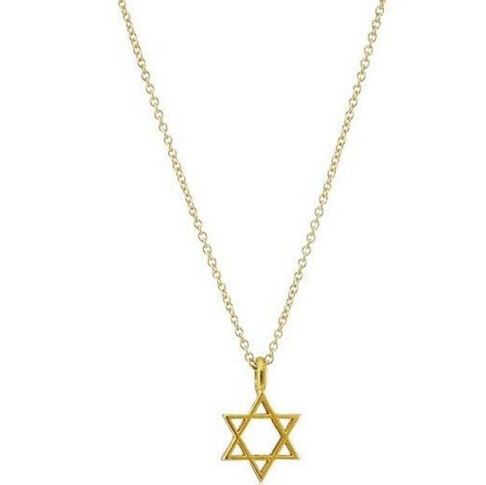 Star of David Gold Pendant Necklace